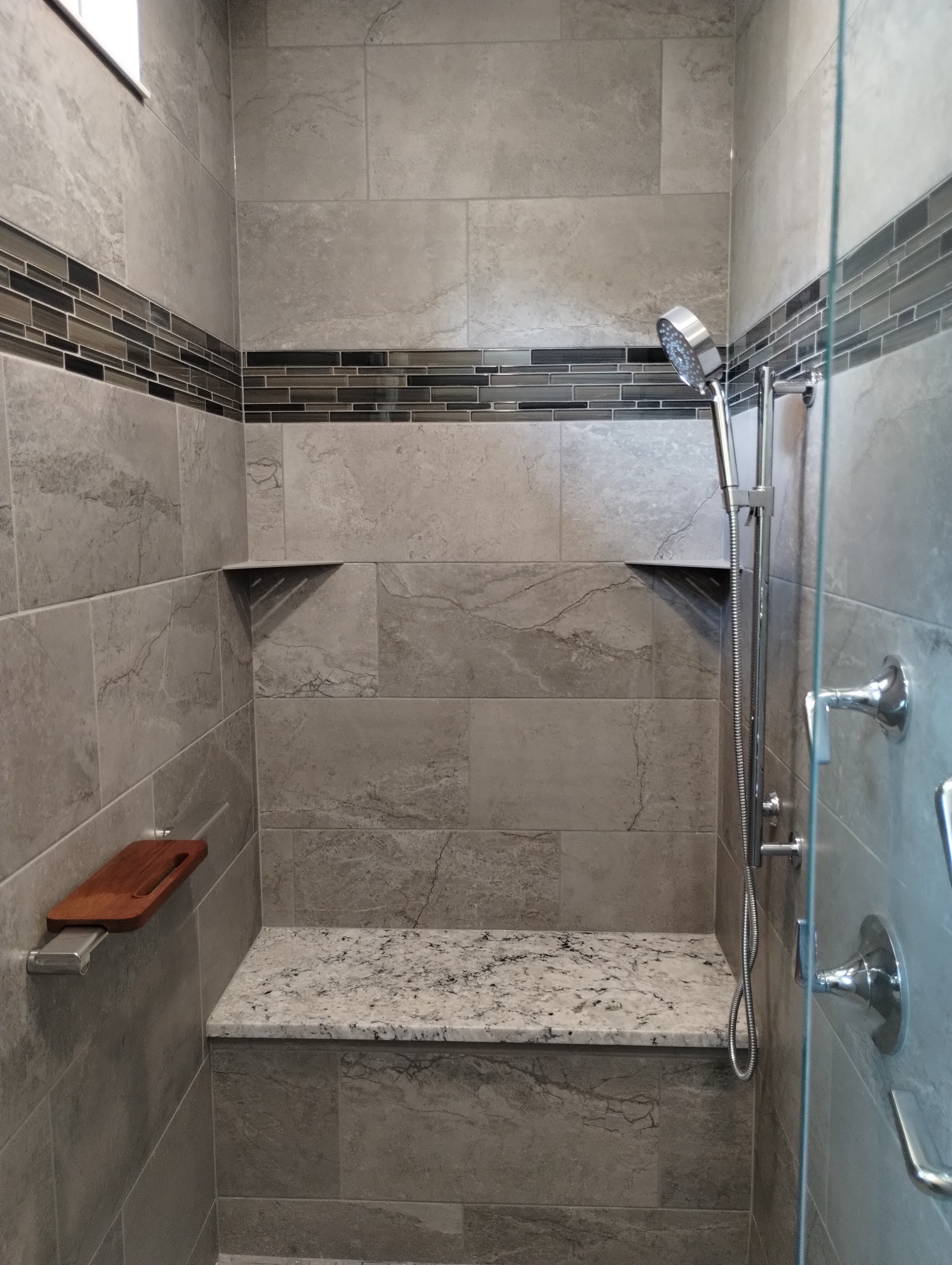 After: Master Shower Transformation - West Chester